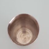 Christofle "Pearls" silver-plated cup