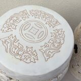 Ceramic sofa tips enamelled Decorative art