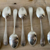 12 silver-plated spoons