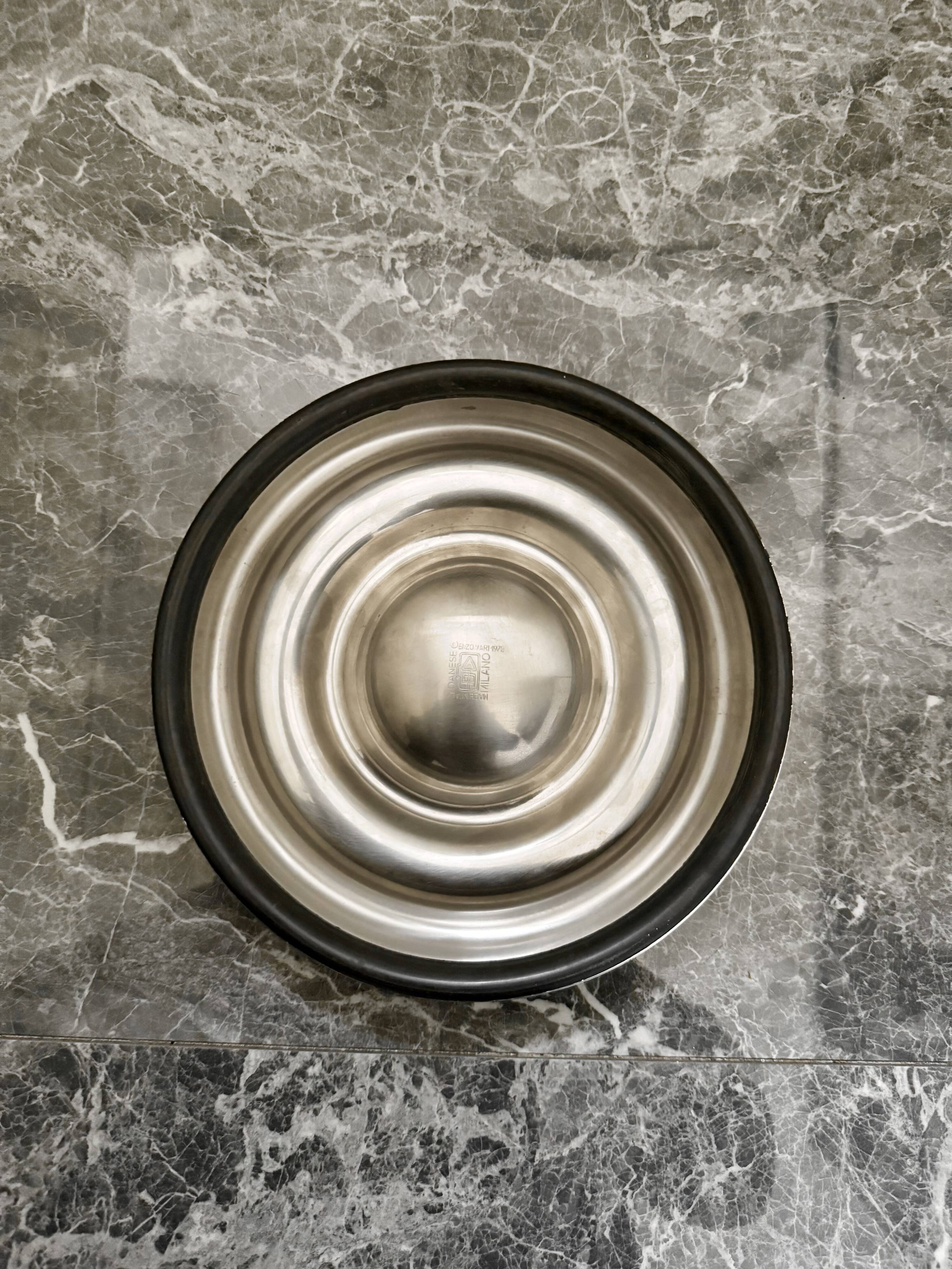 Ashtray by Enzo Mari for Danese Milano, Italy, 1970s.