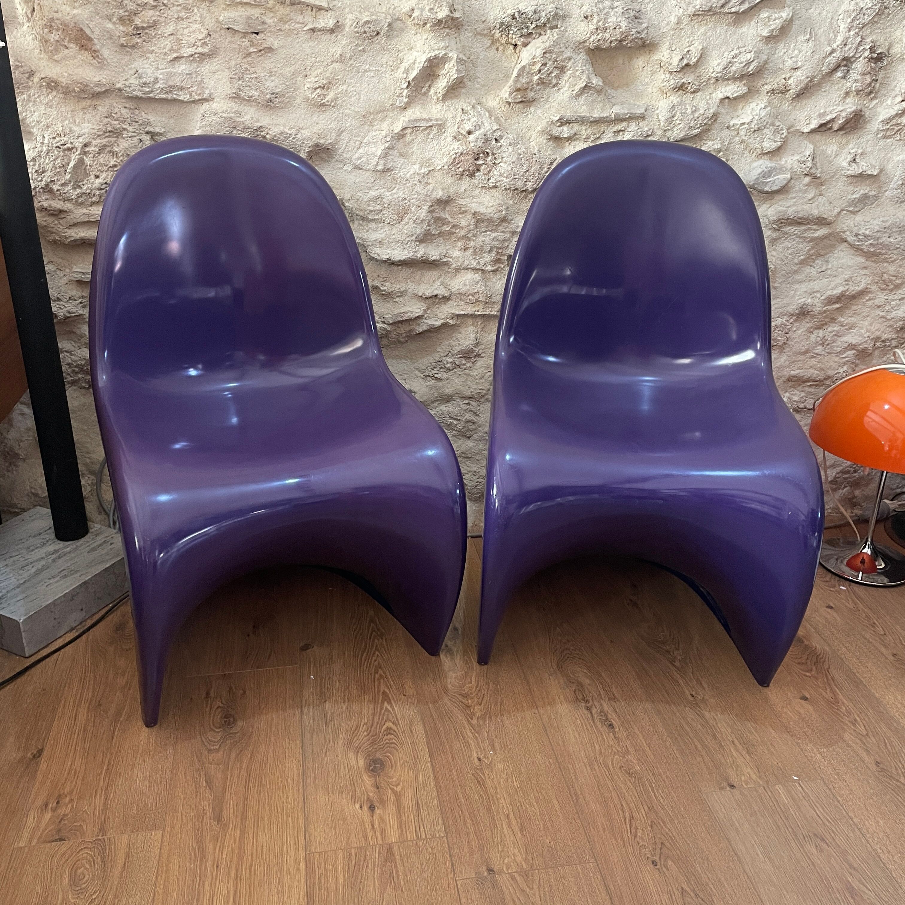 Pair of chairs by Ver,er Panton, Herman Miller 1973