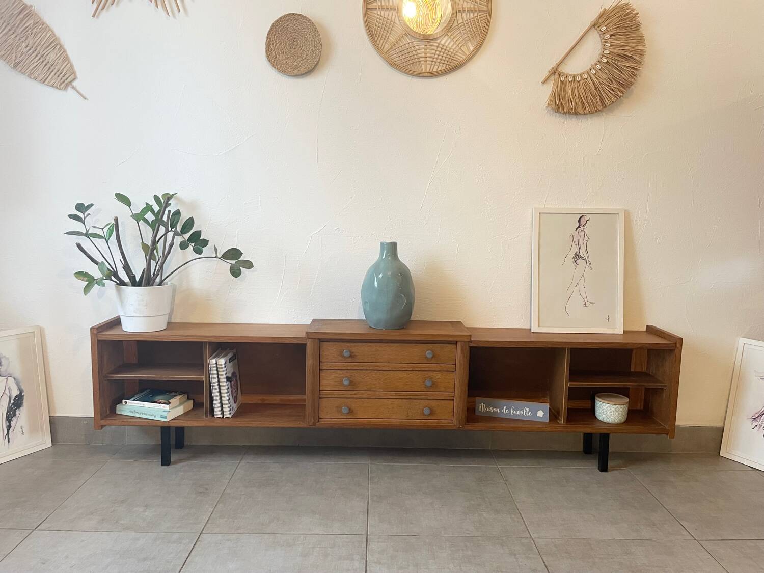 Vintage low sideboard (shallow)