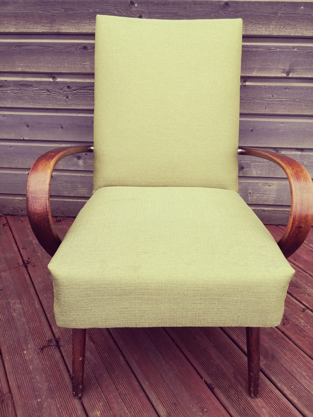Pair of vintage Czech armchairs, Scandinavian style, 50s