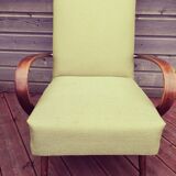 Pair of vintage Czech armchairs, Scandinavian style, 50s
