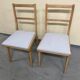 Paire de chaises des années 50