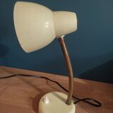Bedside lamp desk metal brass patinated cream dp 0222f058