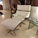 Fauteuil relax lounge et ottoman