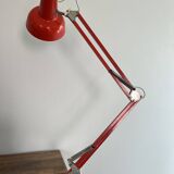 Vintage orange articulated desk lamp