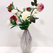 Lilac and Transparent Murano Glass Vase by Alberto Donà, Italy