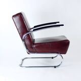 Unique armchair produced in the Bauhaus era, completely restored for the 21st century. the armchair