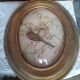 Antique oval curved glass frame 46/36c