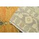 1970s Vintage Turkish Hand-Knotted Wool Cotton Orange Runner Rug 92x390