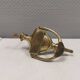 Old door hammer in solid brass. Estimated 1960s.