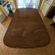 Table Chippendale acajou massif - 3 rallonges