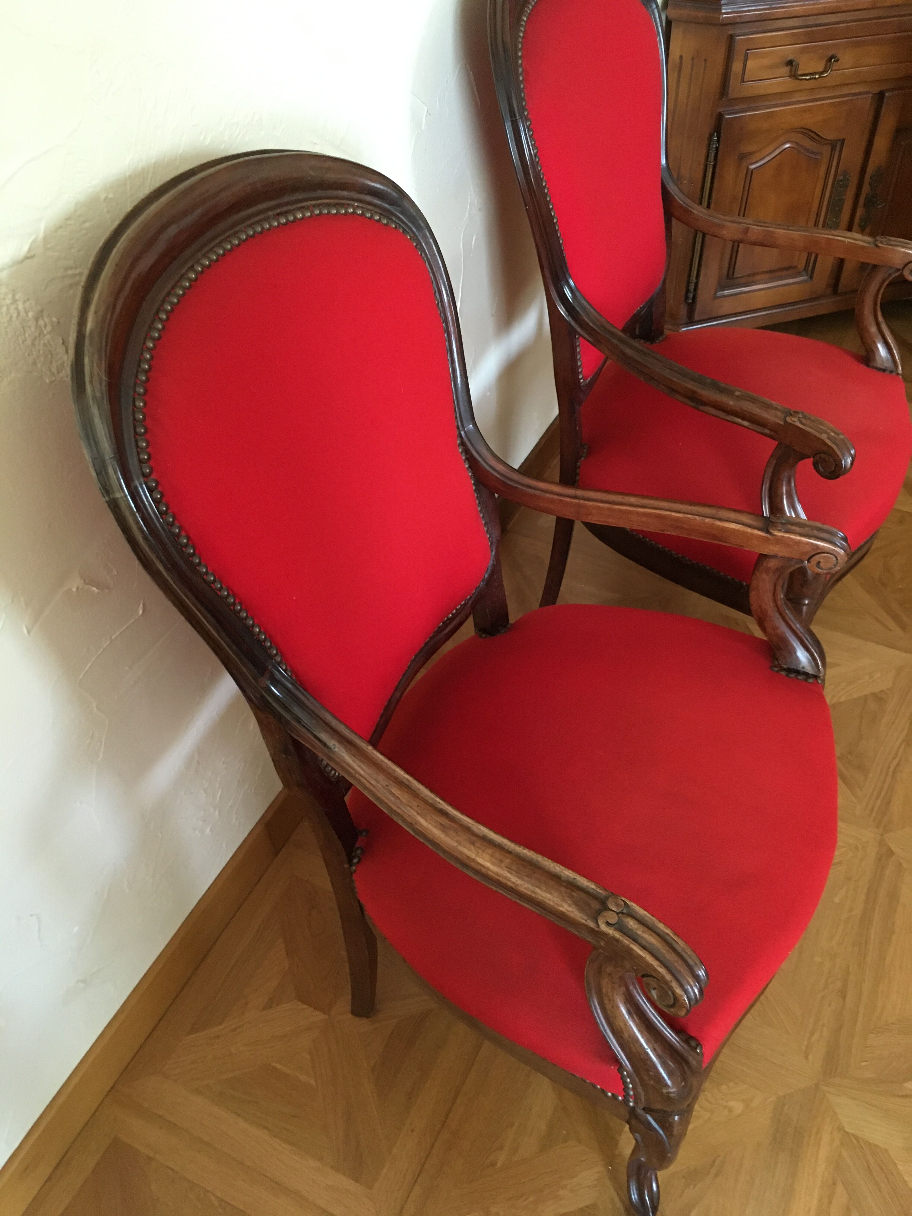 Pair of armchairs