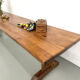 Monastery table in solid oak, 350 cm, circa 1900.