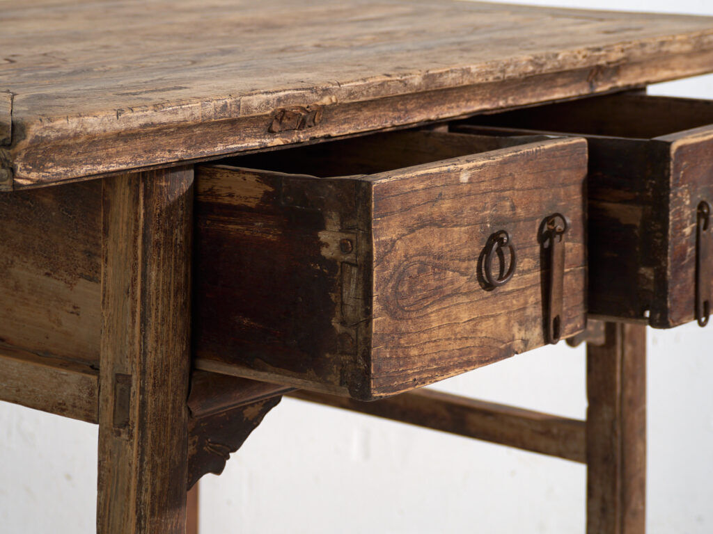 Antique Chinese work table with drawers – China, circa 1900