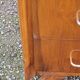Vintage chest of drawers in walnut compass legs 4 drawers from the 1950s