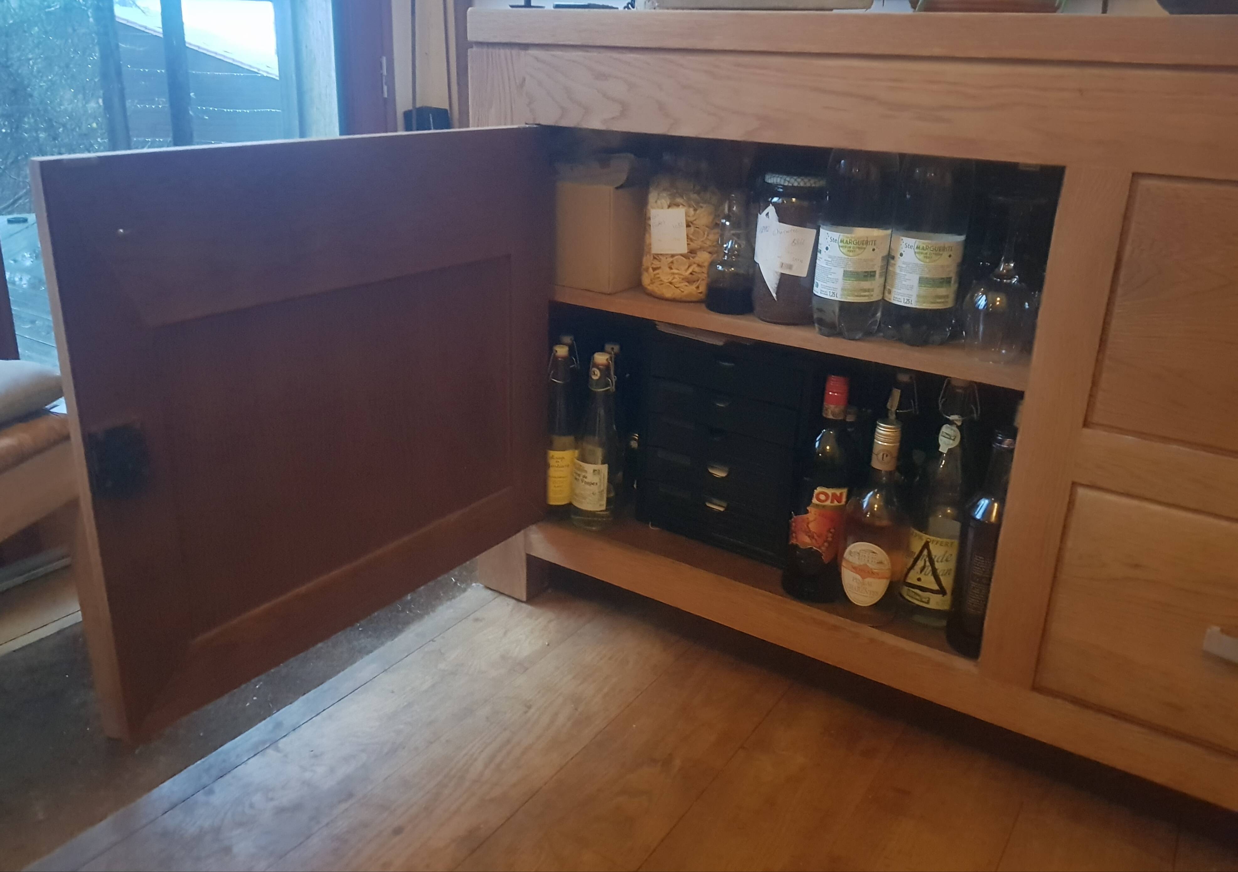 Buffet made of solid oak