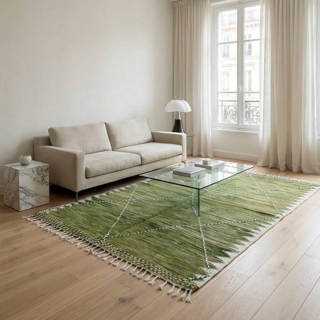 Green Zanafi rug 200x300 cm