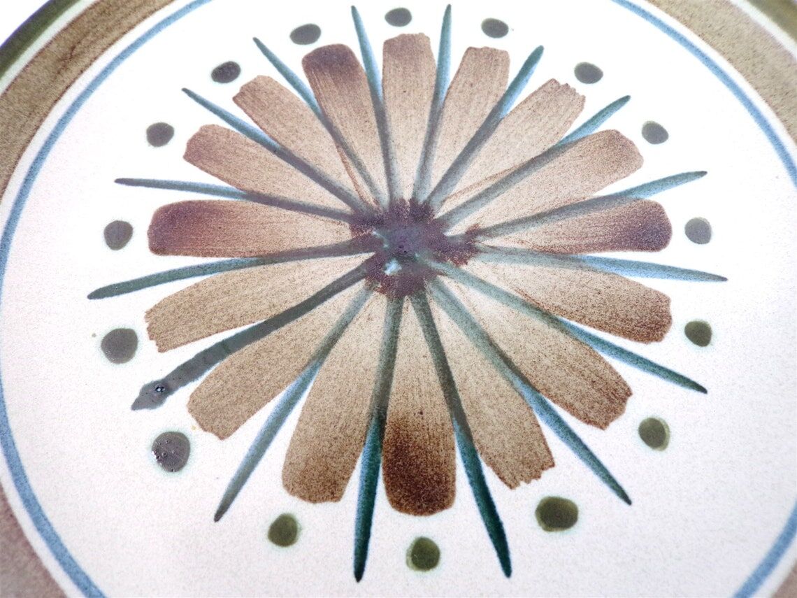 Set of 5 dessert plates Longchamp France