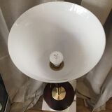 Mazda wood and metal desk lamp