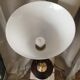 Lampe de bureau mazda bois et metal
