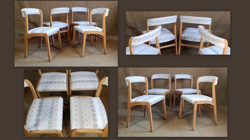 Set 4 chairs Baumann 70s