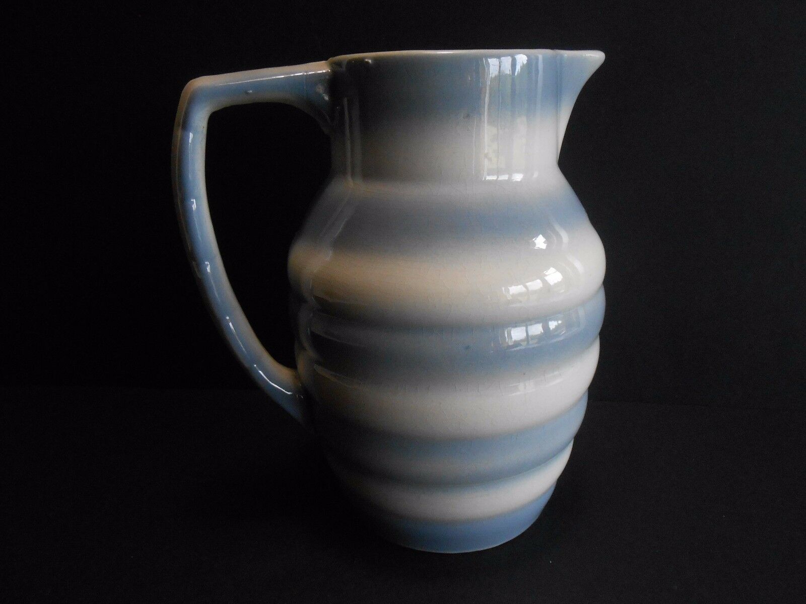 Pichet carafe cannelé années 50/60