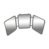 Vintage barber tryptic mirror