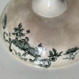 Fine earthenware bowl on a pedestal base – Grigny factory, circa 1830–1860