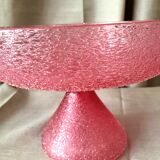 Pink frost crystal cut