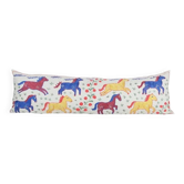 Vintage embroidered cushion cover 46x145 cm