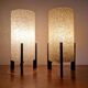 Pair of Midcentury Table Lamps Rockets, Germany, 1970s