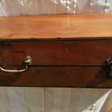 Wooden suitcase