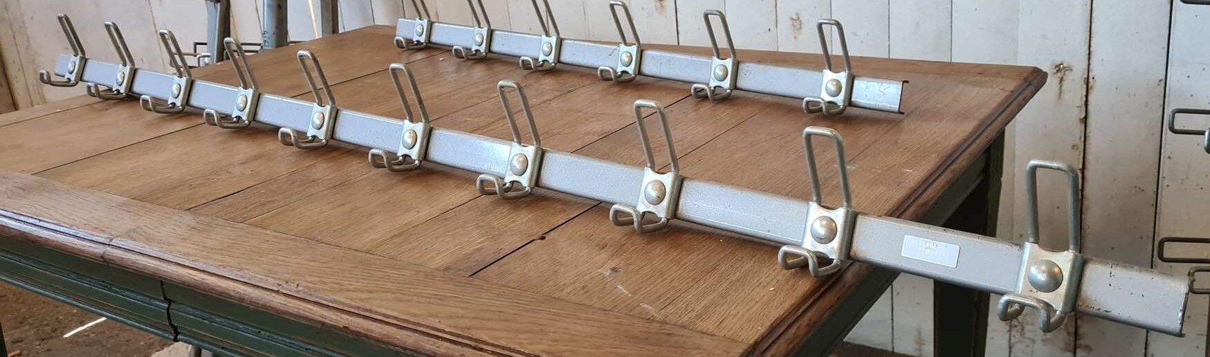 Vintage schoolboy patère 10 hooks