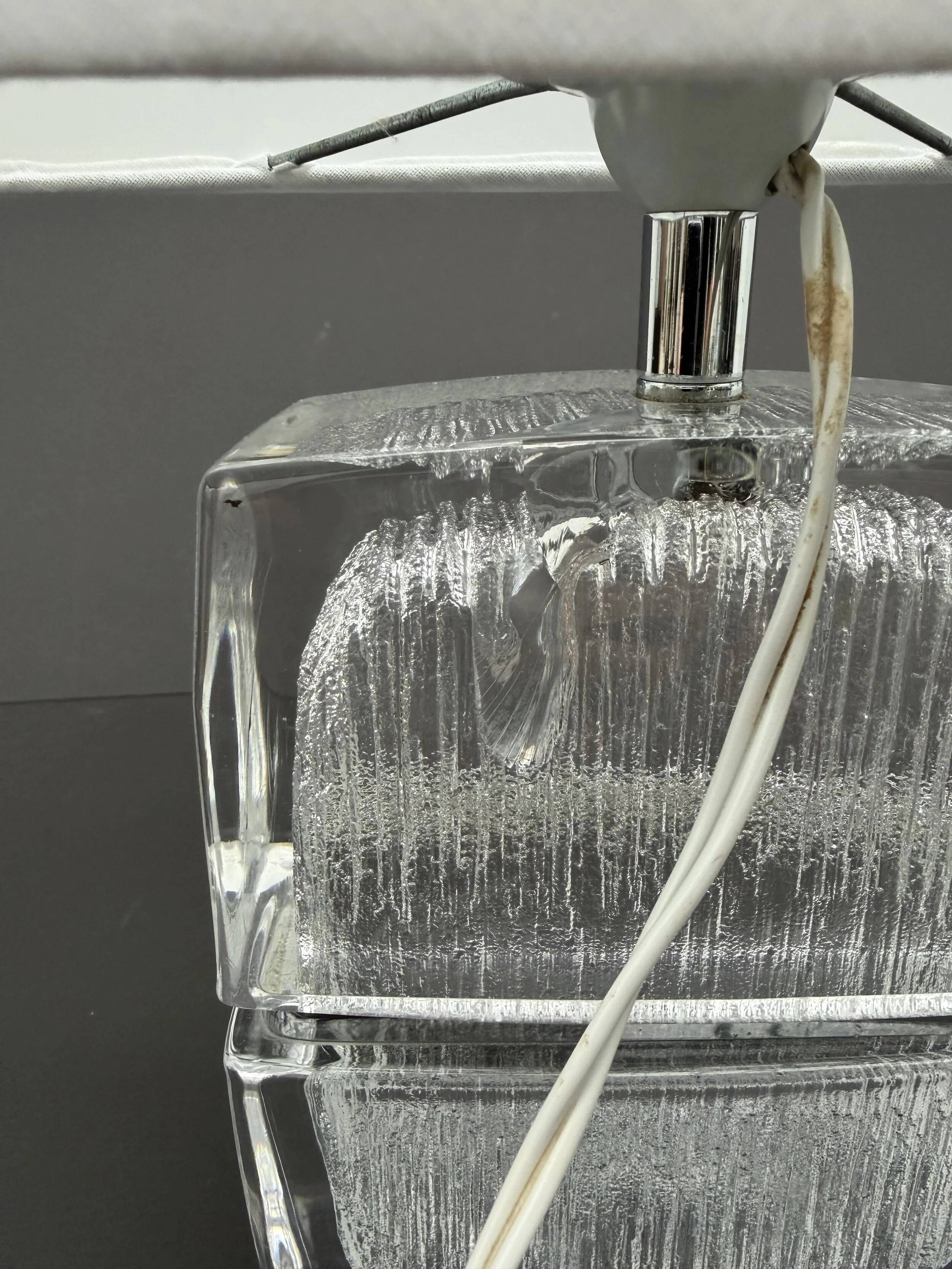 Crystal lamp by Daum France, France 1960