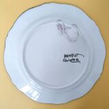 Pair of plates Henriot Quimper couple of Bretons