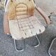 Paire de fauteuils vintage chrome