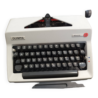 Olympia Monica white typewriter