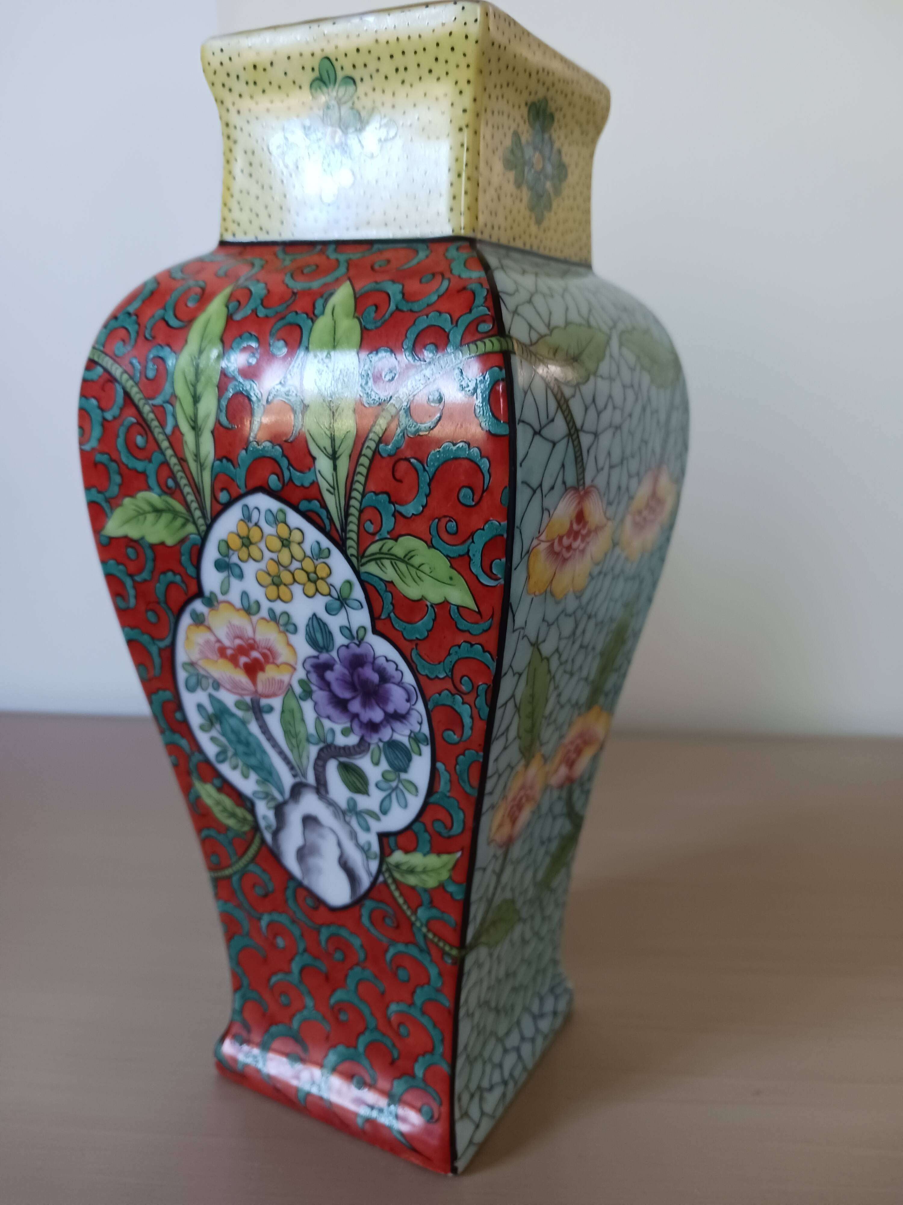 Japanese-style vase from Limoges