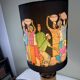 Hand-painted lampshade ambient lamp