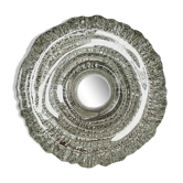 Magnificent Mid Century crystal glass wall lamp by Peill and Putzler