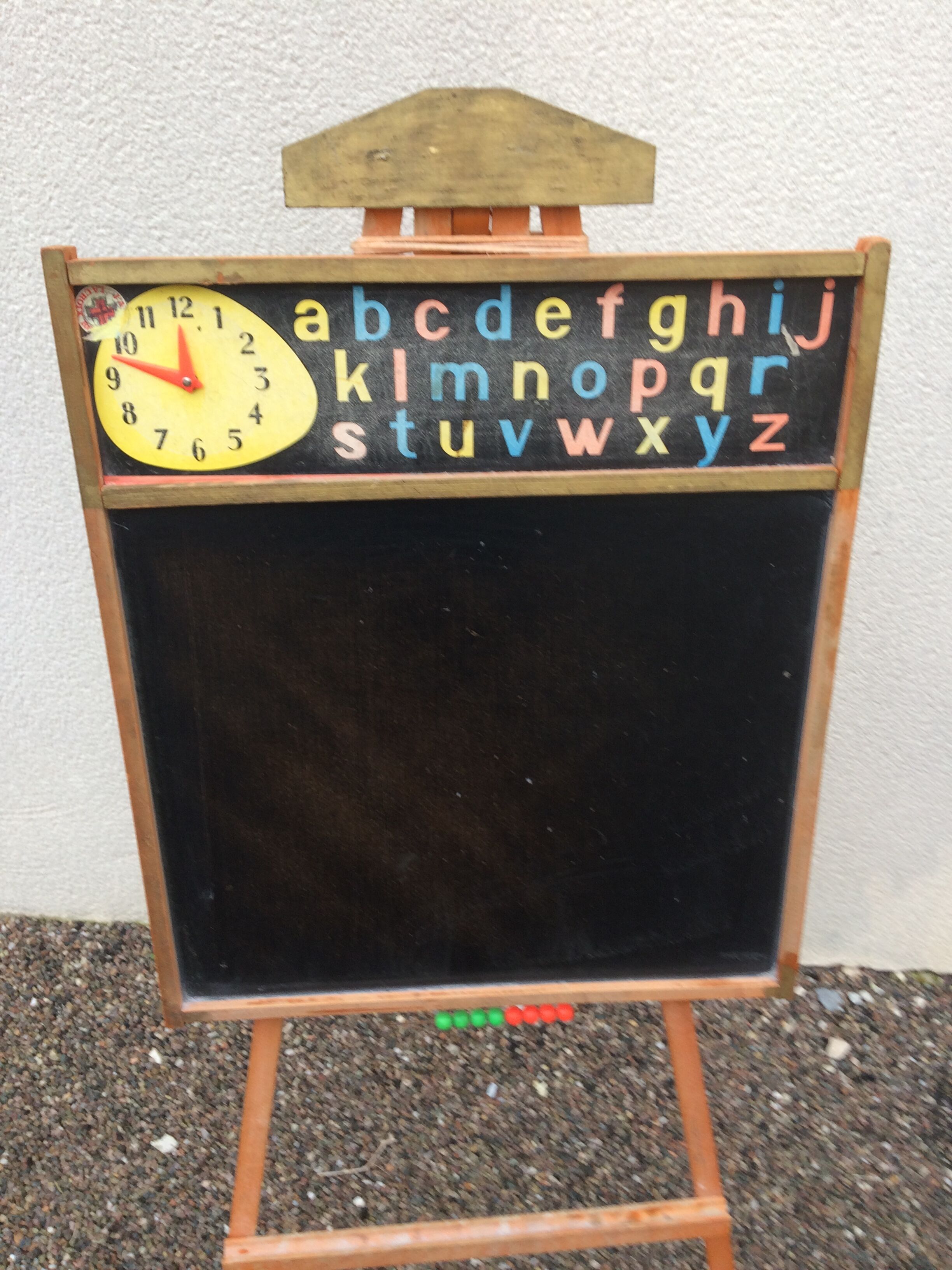 Tableau d'écolier vintage