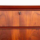 Commode 4 tiroirs en teck, Danemark 1960