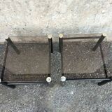 Pair of vintage bedside tables, sofa ends