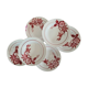 Set of 6 hollow plates old Fenal Frères