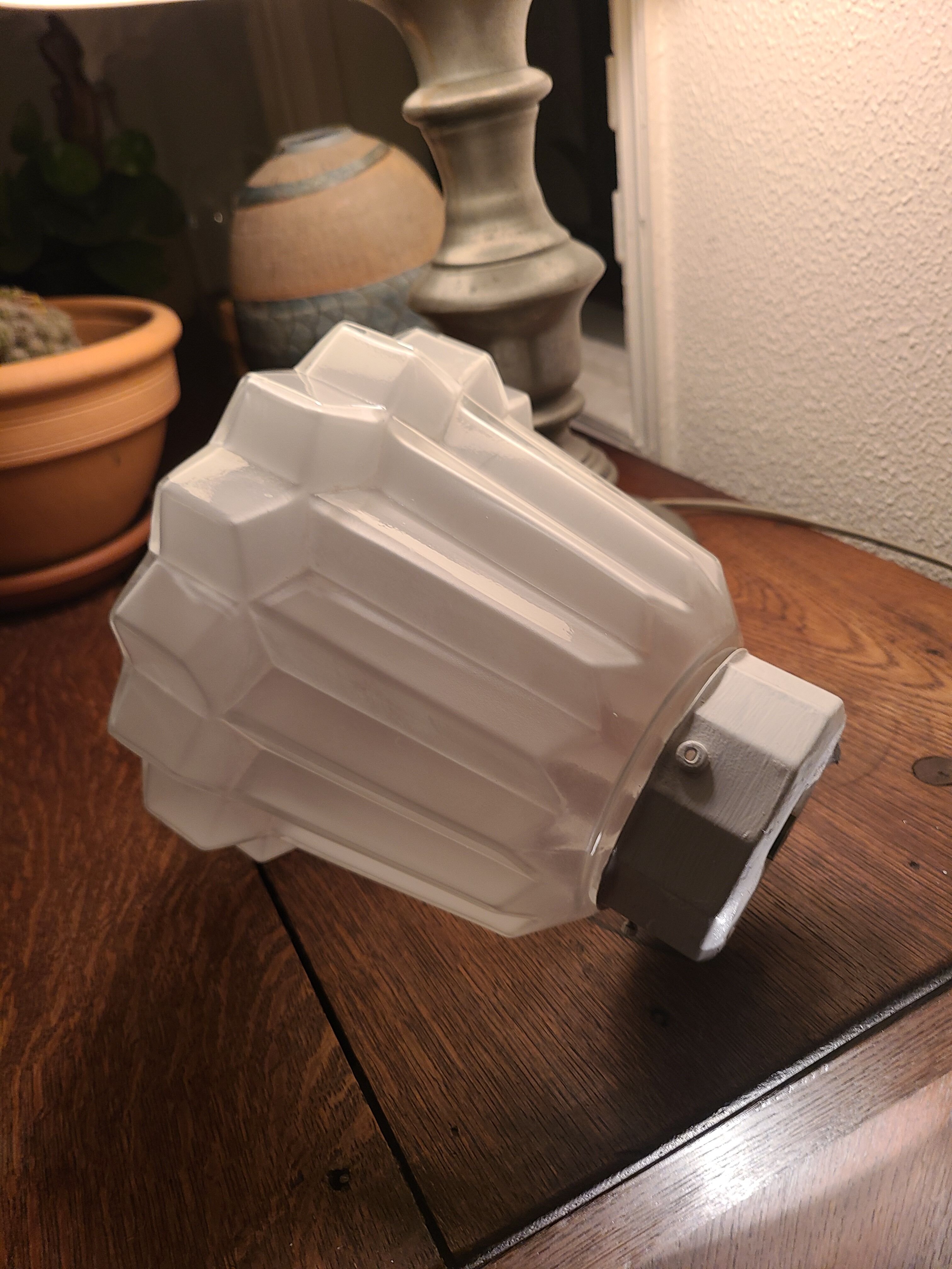 Art Deco skyscraper chandelier