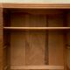 Parisian wardrobe paneled 1930 raw wood