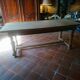 Oak farmhouse table with extensions
